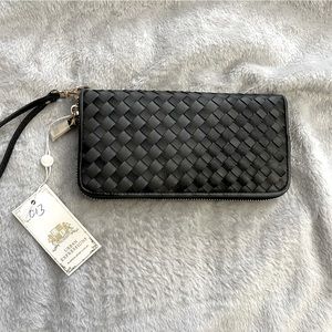 New Urban expressions Vegan woven wallet/clutch/wristlet